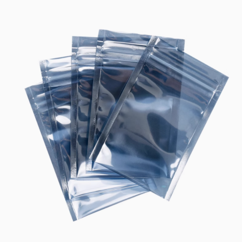 Food Storage Ziploc Bags - 100 個帯電防止シールドジップロックバッグ DIY ESD 静電気計器チップ電子ハードドライブバッテリー USB