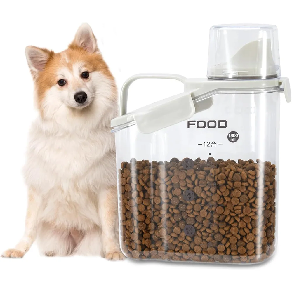 Food Storage Freeze Dried - ペットフード密封バケツ猫と犬のフード保存タンクフリーズドライ防カビ収納ボックス大容量透明収納タンク