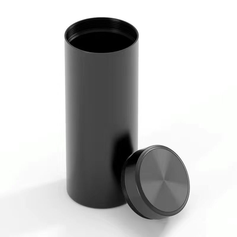 Food Storage Metal Box - ポータブル密封瓶旅行防湿ソリッドカラーナッツキャンディ食品保存容器茶缶金属ボックスステンレス鋼