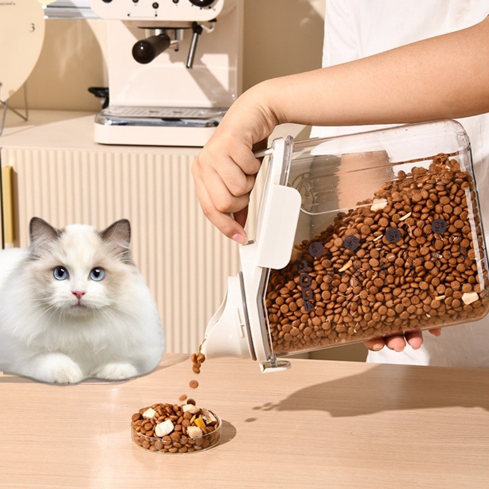 Food Storage Freeze Dried - 防湿ペットフード保存バケツ 密閉フリーズドライ保存容器 PP素材 キッチン調味料