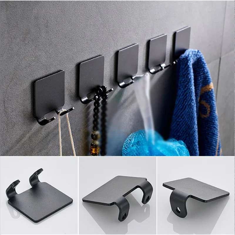 Food Storage Shelving - 1-5 個シェービングカミソリホルダーアルミ男性シェービングシェーバー収納フック壁棚カミソリラック浴室キッチンアクセサリー