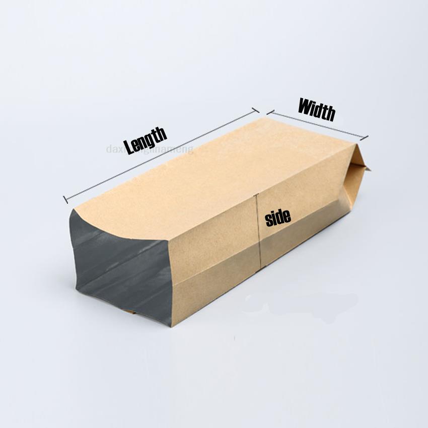 Zebra Food Storage - クラフトマットペーパーオルガンバッグ,ホイル,花粉,お茶収納,シールポケット,コットンパッケージ,12g, 15g, 20g, 30g, 50g, 100g,