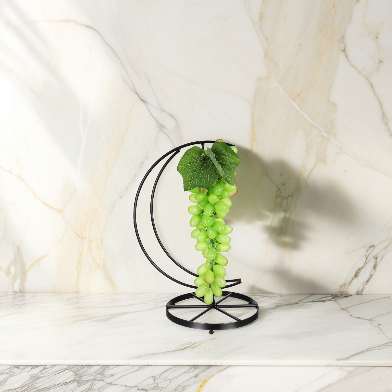 フルーツプレートフックメタルラックバナナツリーホルダーディス - Food Storage Rack のレビューと価格
