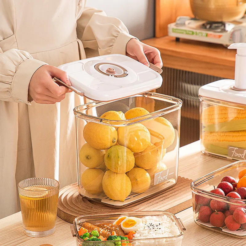 真空密閉容器 家庭用鮮度保持ボックス 冷蔵庫食品保存容器 水 - Food Storage Vacuum Containers のレビューと価格