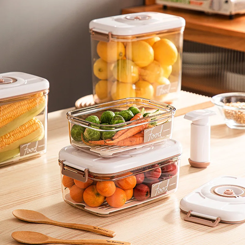 真空密閉容器 家庭用鮮度保持ボックス 冷蔵庫食品保存容器 水 - Food Storage Vacuum Containers のレビューと価格