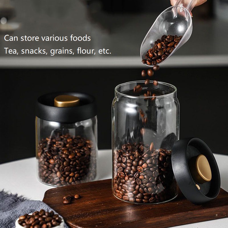 新しい豆コーヒー保存容器真空シール容器コーヒー豆保存密封容器 - Food Storage Vacuum Containers のレビューと価格
