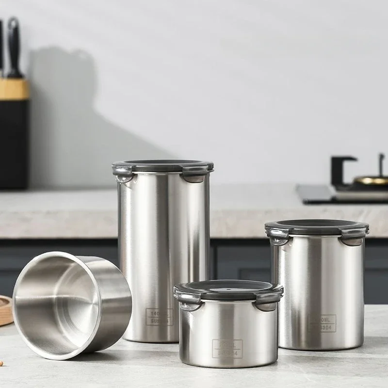 304食品、キッチン、suger、お茶、コーヒーボックス用の - Food Storage Metal Box のレビューと価格