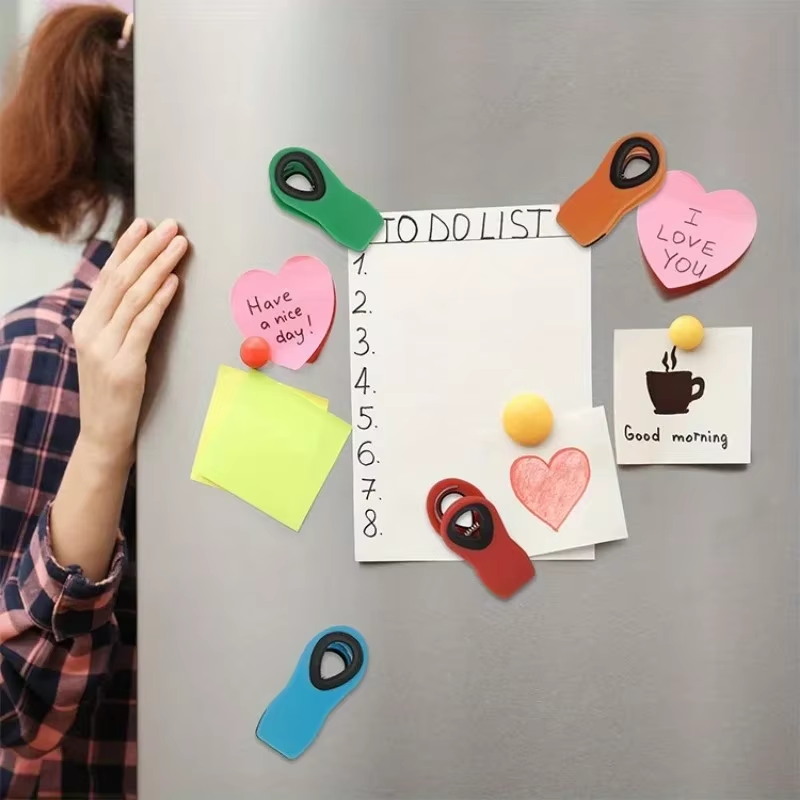 10個入り 再利用可能なマグネット式シーリングバッグクリップ - Food Storage Reusable Bags のレビューと価格