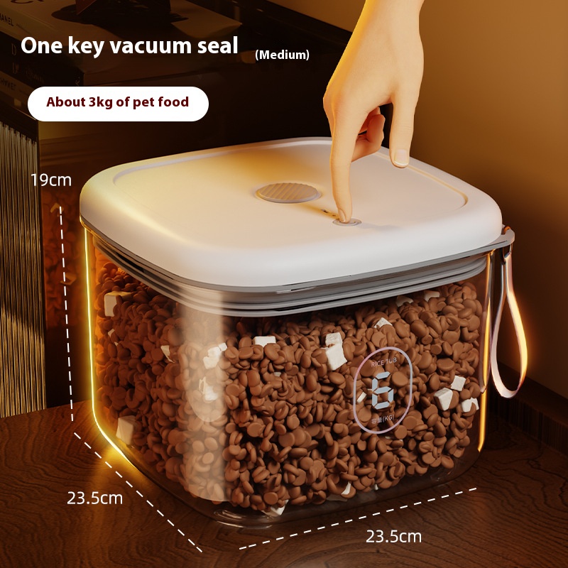 キャットフード保存バケツ 密閉容器 防湿真空 ペットドッグフ - Food Storage Vacuum Containers のレビューと価格