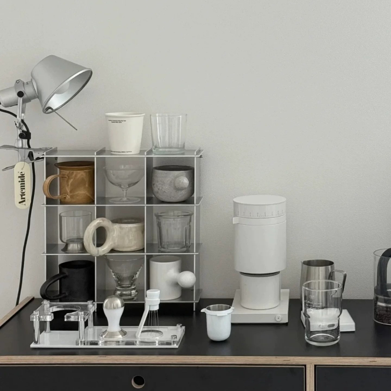 ミニマリストアルミ合金製カウンタートップマグ収納棚多層カップ - Food Storage Shelving のレビューと価格