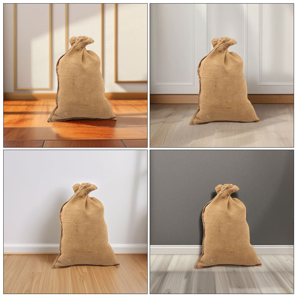 6個入り頑丈な麻製ポテト用再利用可能ジュート製野菜収納バッグ - Food Storage Reusable Bags のレビューと価格