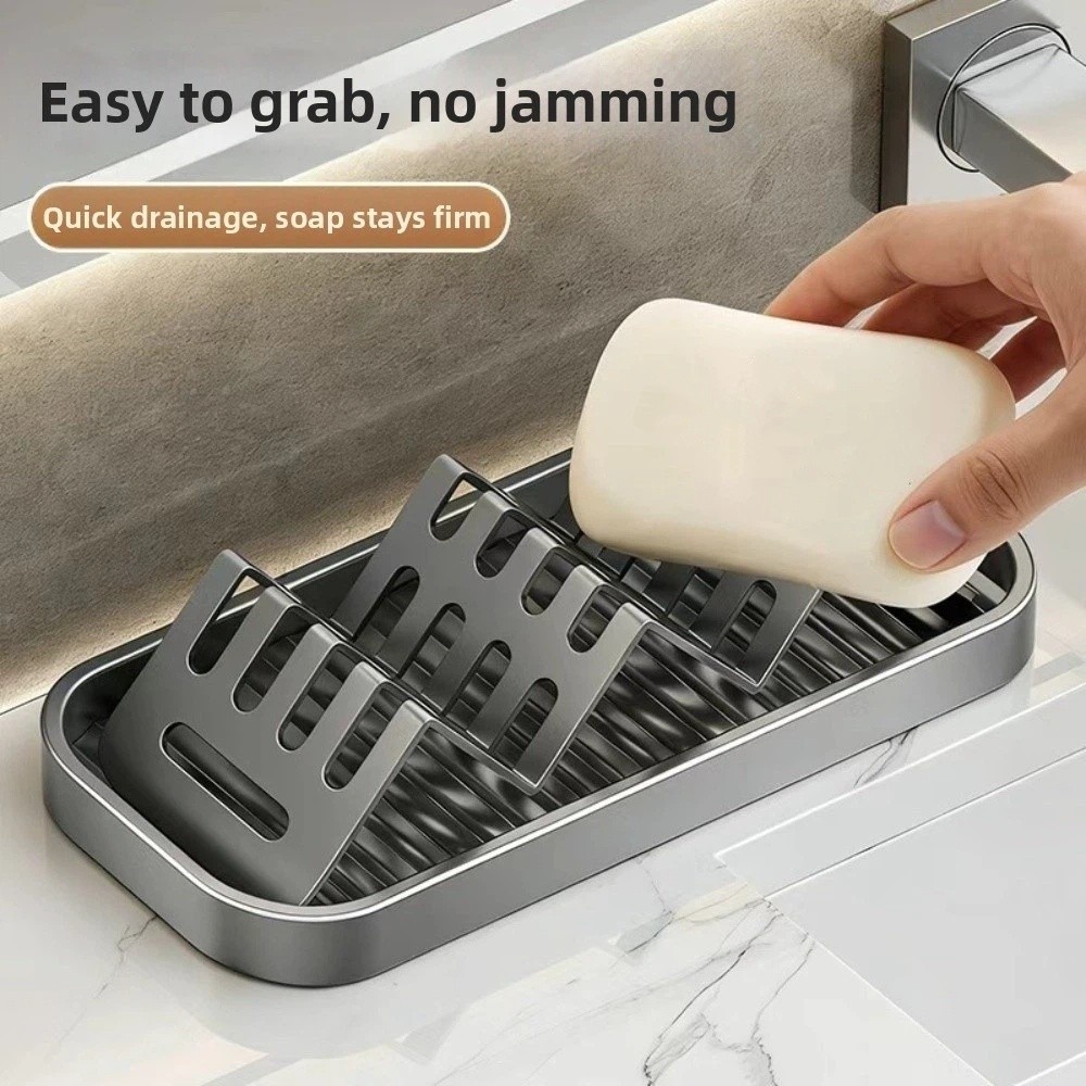 防水W型ソープラック省スペース取り外し可能なトレイキッチン収 - Food Storage Rack のレビューと価格