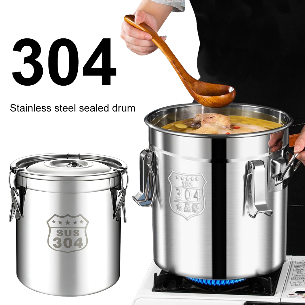 6/12/21/33L 304 ステンレス鋼の気密キャニスタ - Food Storage Metal Box のレビューと価格