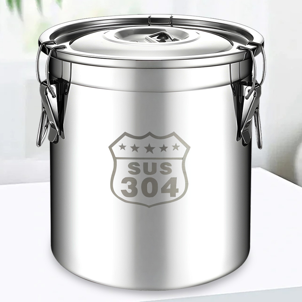 6/12/21/33L 304 ステンレス鋼の気密キャニスタ - Food Storage Metal Box のレビューと価格