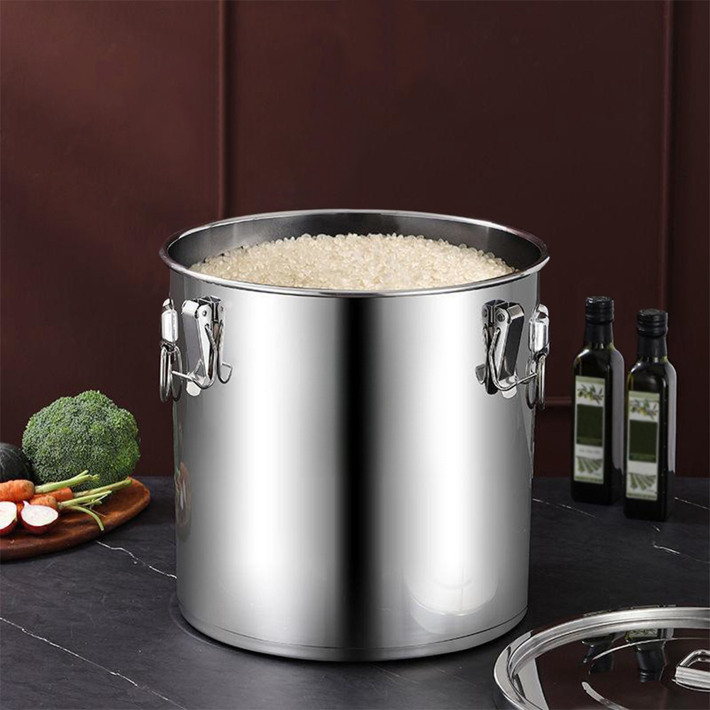6/12/21/33L 304 ステンレス鋼の気密キャニスタ - Food Storage Metal Box のレビューと価格