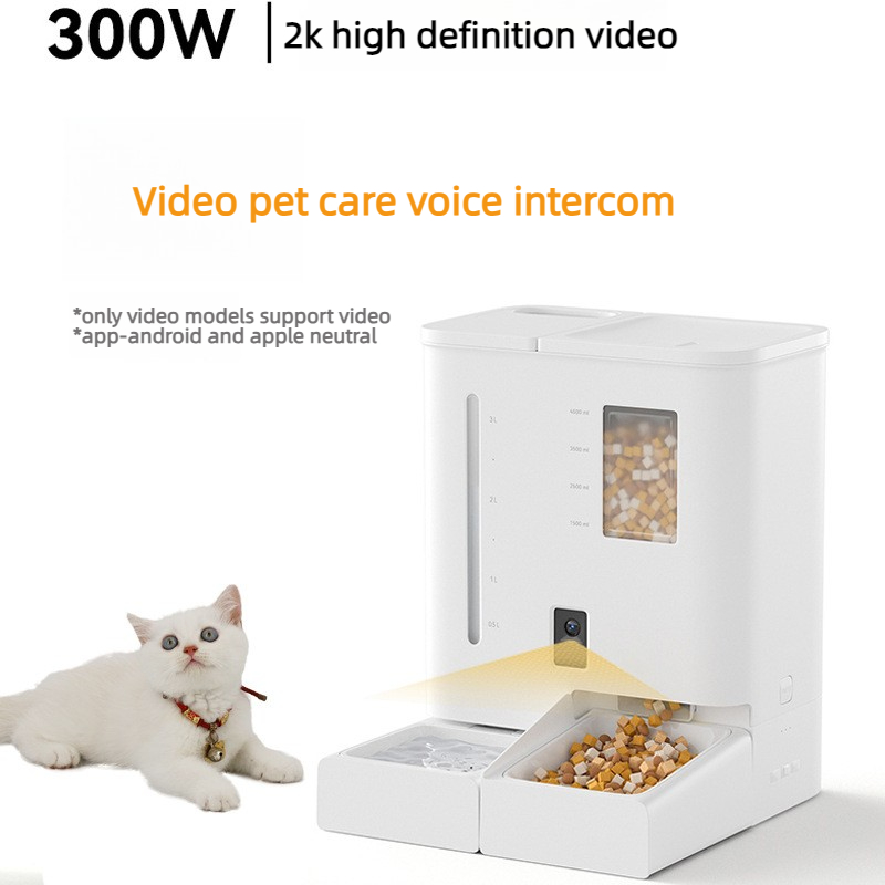 自動ペットフィーダー給水器 4L+5L オールインワンフィー - Food Storage Freeze Dried のレビューと価格