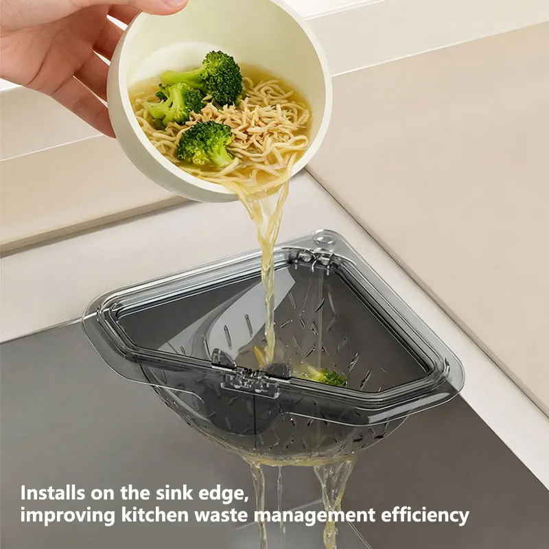 磁気三角シンク排水バスケットキッチンシンクフィルターホルダー - Food Storage Rack のレビューと価格