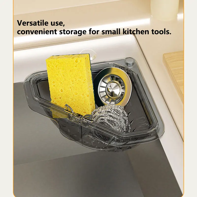 磁気三角シンク排水バスケットキッチンシンクフィルターホルダー - Food Storage Rack のレビューと価格