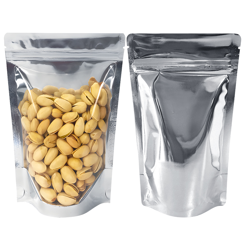 片面アルミ箔、片面透明、ジッパー付きスタンドアップパウチ10 - Food Storage Ziploc Bags のレビューと価格