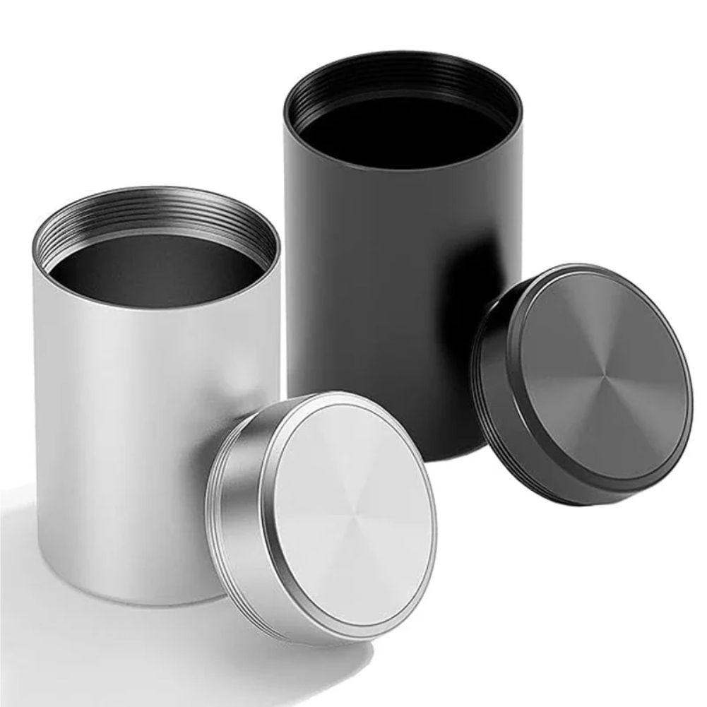 ミニポータブル密閉ジャー旅行用防湿無地ナッツキャンディ食品保 - Food Storage Metal Box のレビューと価格