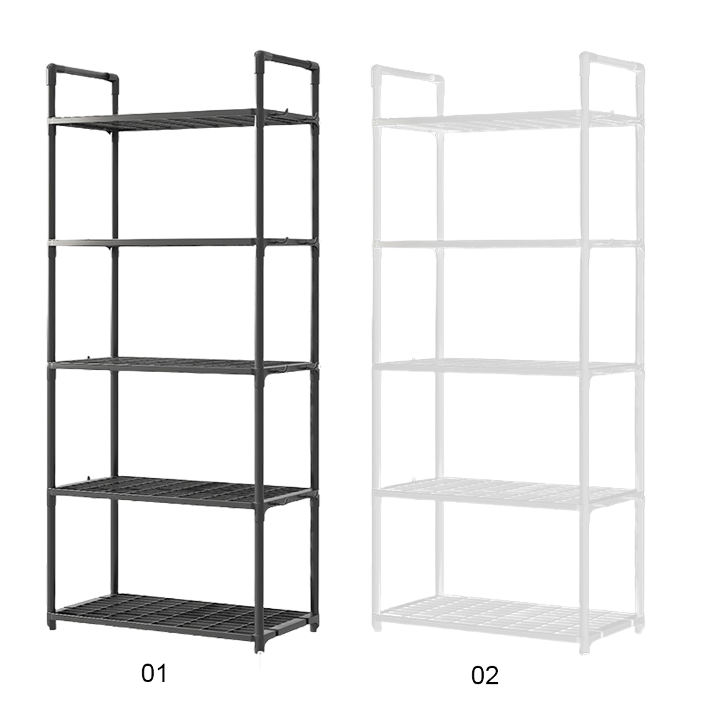 5段シェルフユニット、頑丈な収納ラック、耐荷重66ポンド、キ - Food Storage Shelving のレビューと価格