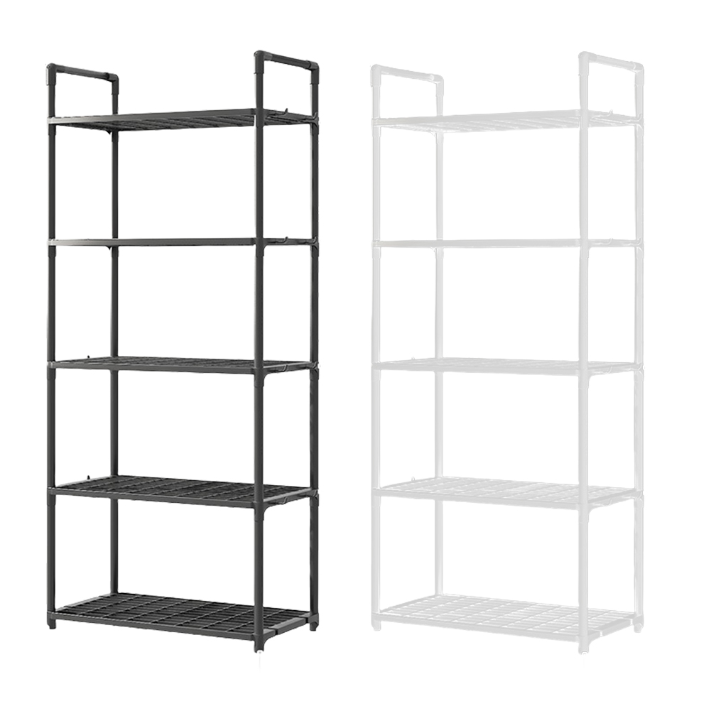 5段シェルフユニット、頑丈な収納ラック、耐荷重66ポンド、キ - Food Storage Shelving のレビューと価格
