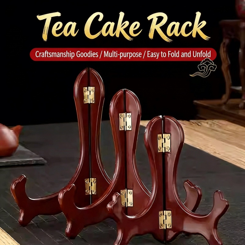 1pc ヴィンテージ木製ディッシュディスプレイラック カーブ - Food Storage Rack のレビューと価格