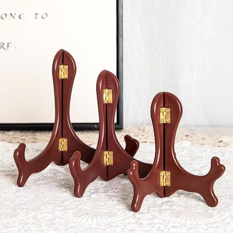 1pc ヴィンテージ木製ディッシュディスプレイラック カーブ - Food Storage Rack のレビューと価格