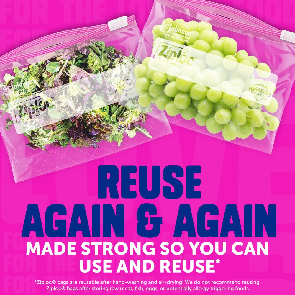 ジップロック ®   ブランド食品保存スライダーガロンバッグ - Food Storage Ziploc Bags のレビューと価格