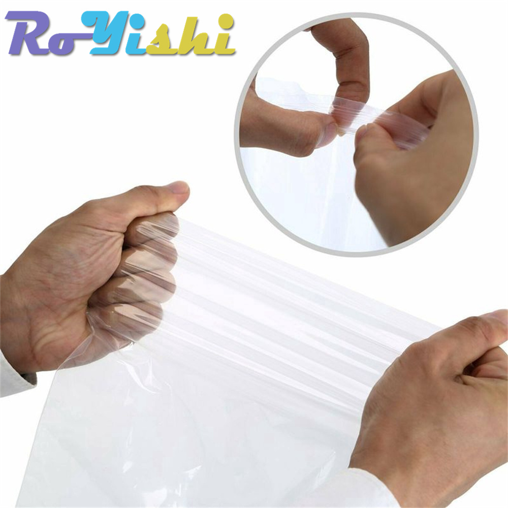 100 ピース/パック 5-12 ワイヤーセルフシール透明プ - Food Storage Ziploc Bags のレビューと価格