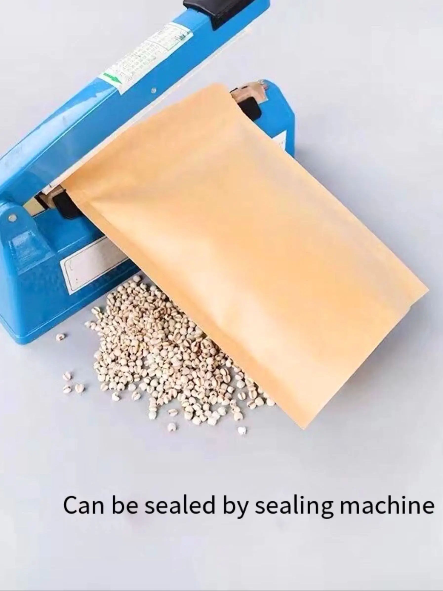 50枚入り クラフト紙ジップロック包装袋 DIY ココア抹茶 - Zebra Food Storage のレビューと価格
