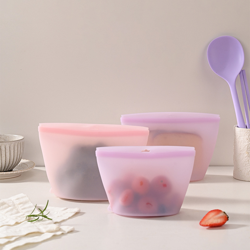 自己密封式シリコン保存袋 食品保存袋 携帯用フレッシュキッチ - Food Storage Reusable Bags のレビューと価格