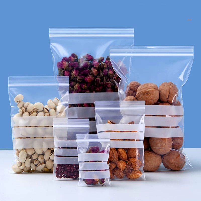 200枚入りPE透明プラスチック製ジップロック包装袋DIYロ - Food Storage Ziploc Bags のレビューと価格