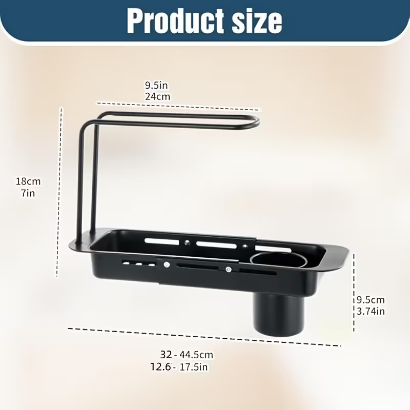 洗練されたデザイン、拡張可能なステンレス製キッチンシンクオー - Food Storage Rack のレビューと価格