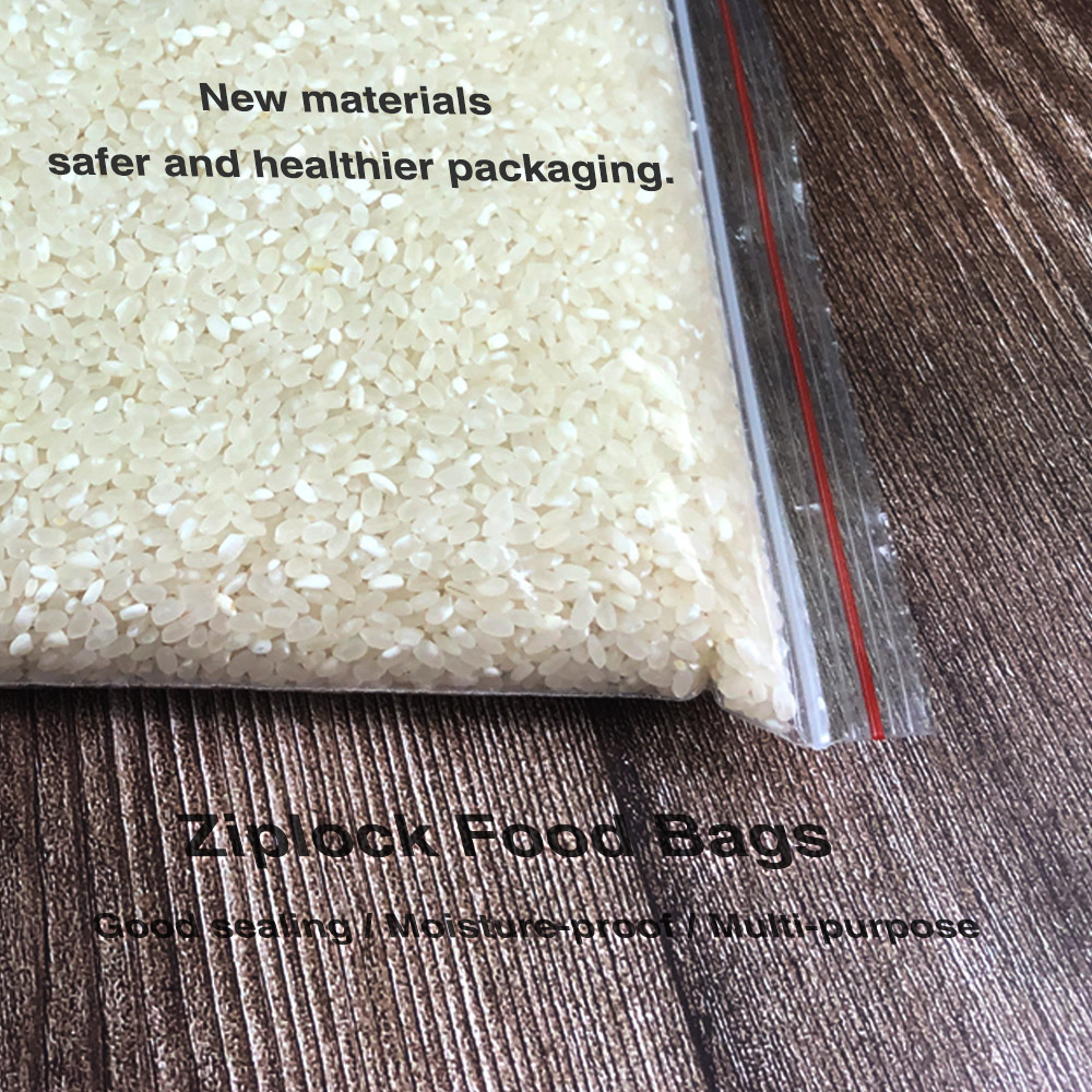 100 ピース/パック再密封可能なジップロックバッグセルフシ - Food Storage Ziploc Bags のレビューと価格
