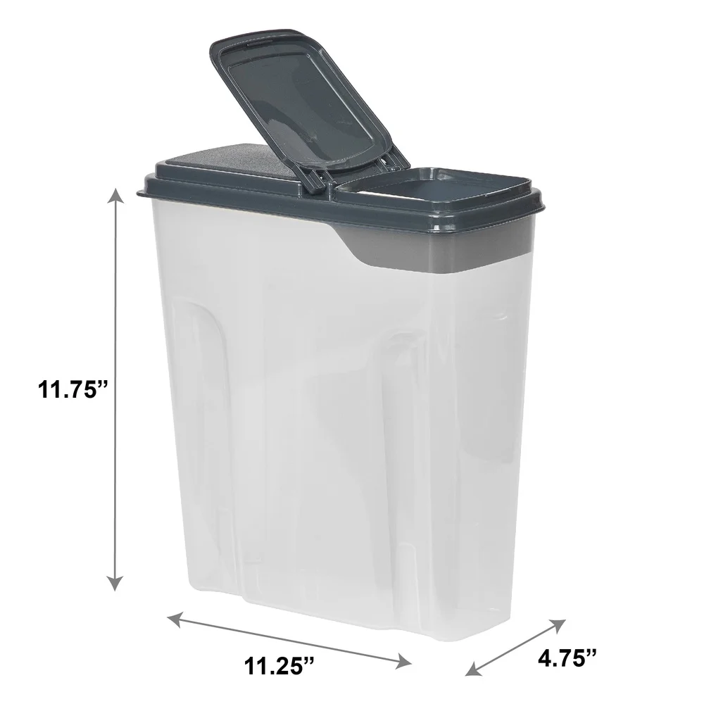 2個パック プラスチック製シリアルディスペンサー容器 6クォ - Food Storage Quart Containers のレビューと価格