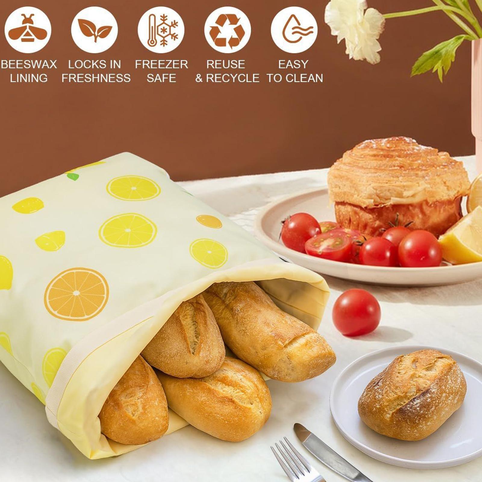 パン袋 再利用可能 再利用可能なパン食品保存袋 食品保存ポー - Food Storage Reusable Bags のレビューと価格