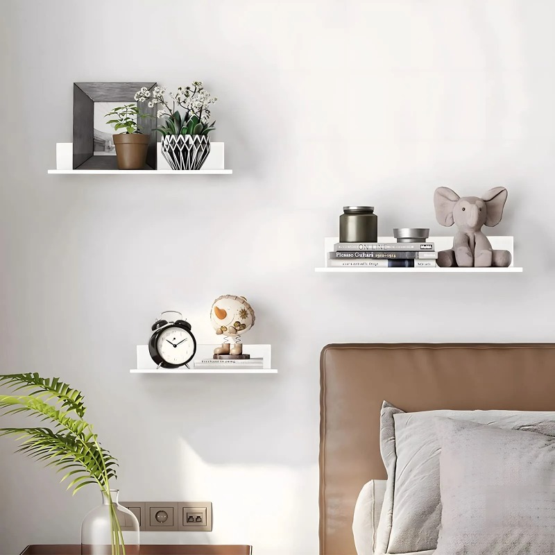 金属製フローティングシェルフ 壁掛け収納ラック キッチン バ - Food Storage Shelving のレビューと価格