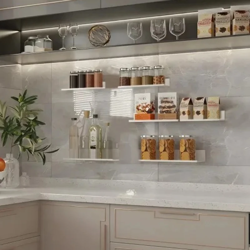 金属製フローティングシェルフ 壁掛け収納ラック キッチン バ - Food Storage Shelving のレビューと価格