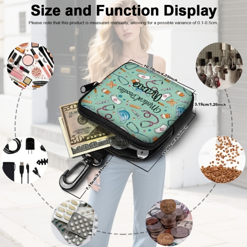 1個入りパーソナライズされた血圧薬収納バッグ - 名前入り、 - Zebra Food Storage のレビューと価格