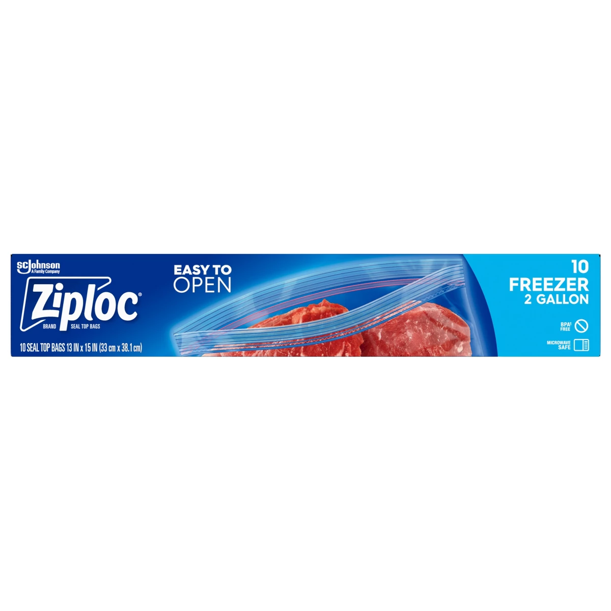 ジップロック 2ガロン 冷凍庫用保存袋（食品保存・食事準備用 - Food Storage Ziploc Bags のレビューと価格