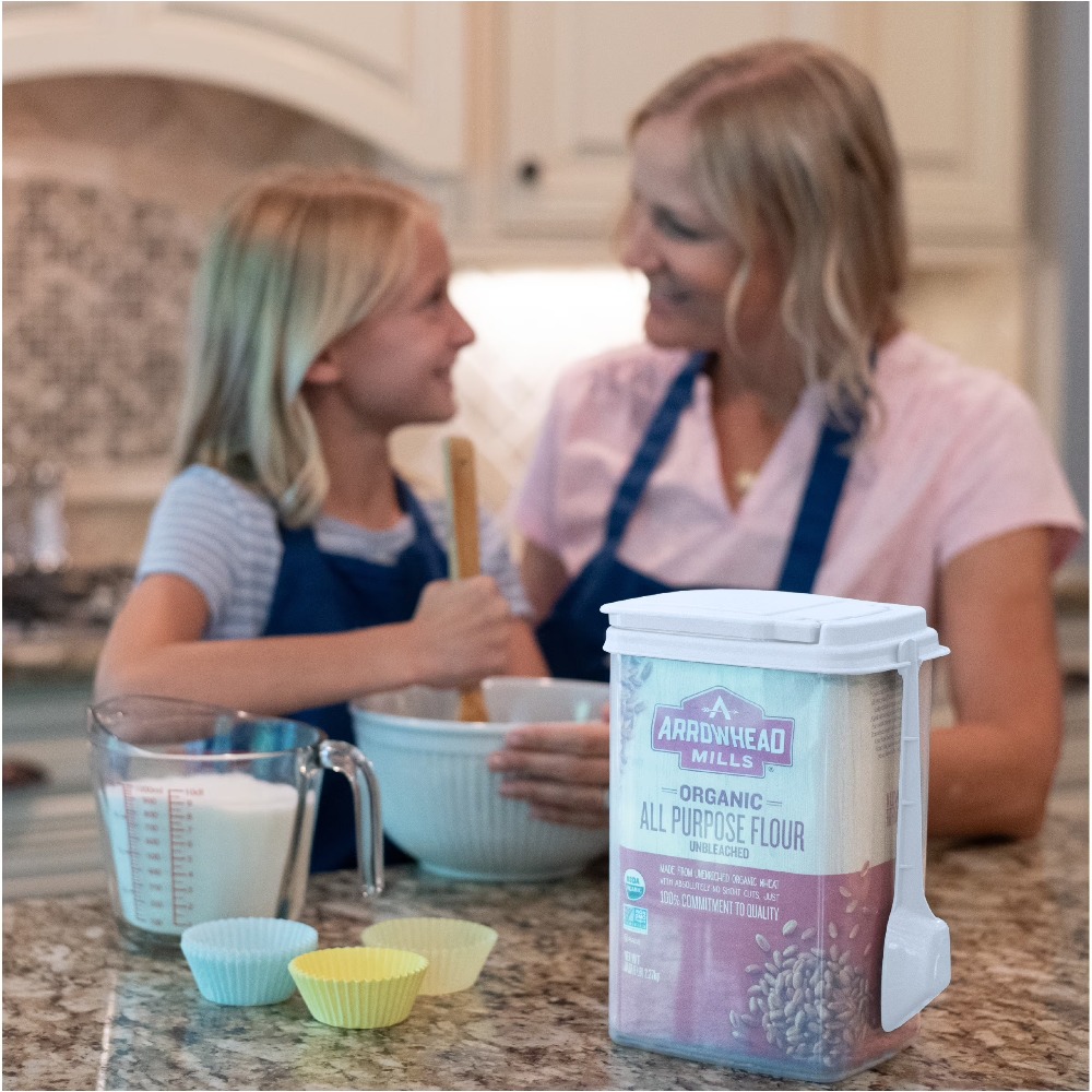 3.25クォートのプラスチック製小麦粉容器、スクープ付き2個 - Food Storage Quart Containers のレビューと価格