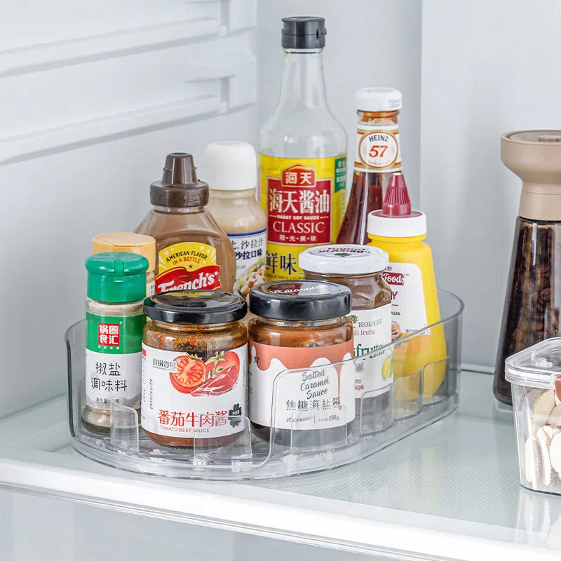 360 ° 回転トレイ レイジースーザン 冷蔵庫オーガナイザ - Food Storage Rack のレビューと価格