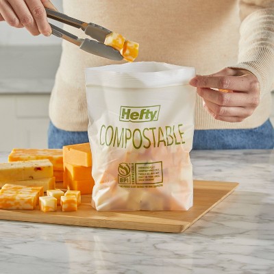 食品保存袋・容器　堆肥化可能なクォート保存袋 - 40枚入り - Food Storage Quart Containers のレビューと価格