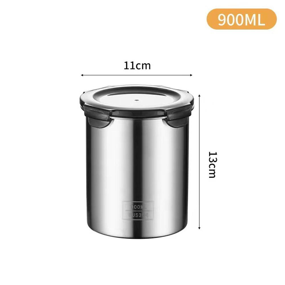 ステンレス鋼の真空シール食品貯蔵容器,コーヒー豆の瓶,キッチ - Food Storage Vacuum Containers のレビューと価格