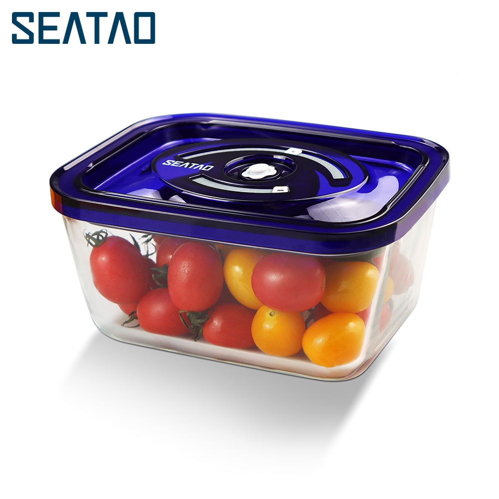 Seataoガラス食品収納コンテナは、食事の準備をしている蓋 - Food Storage Vacuum Containers のレビューと価格