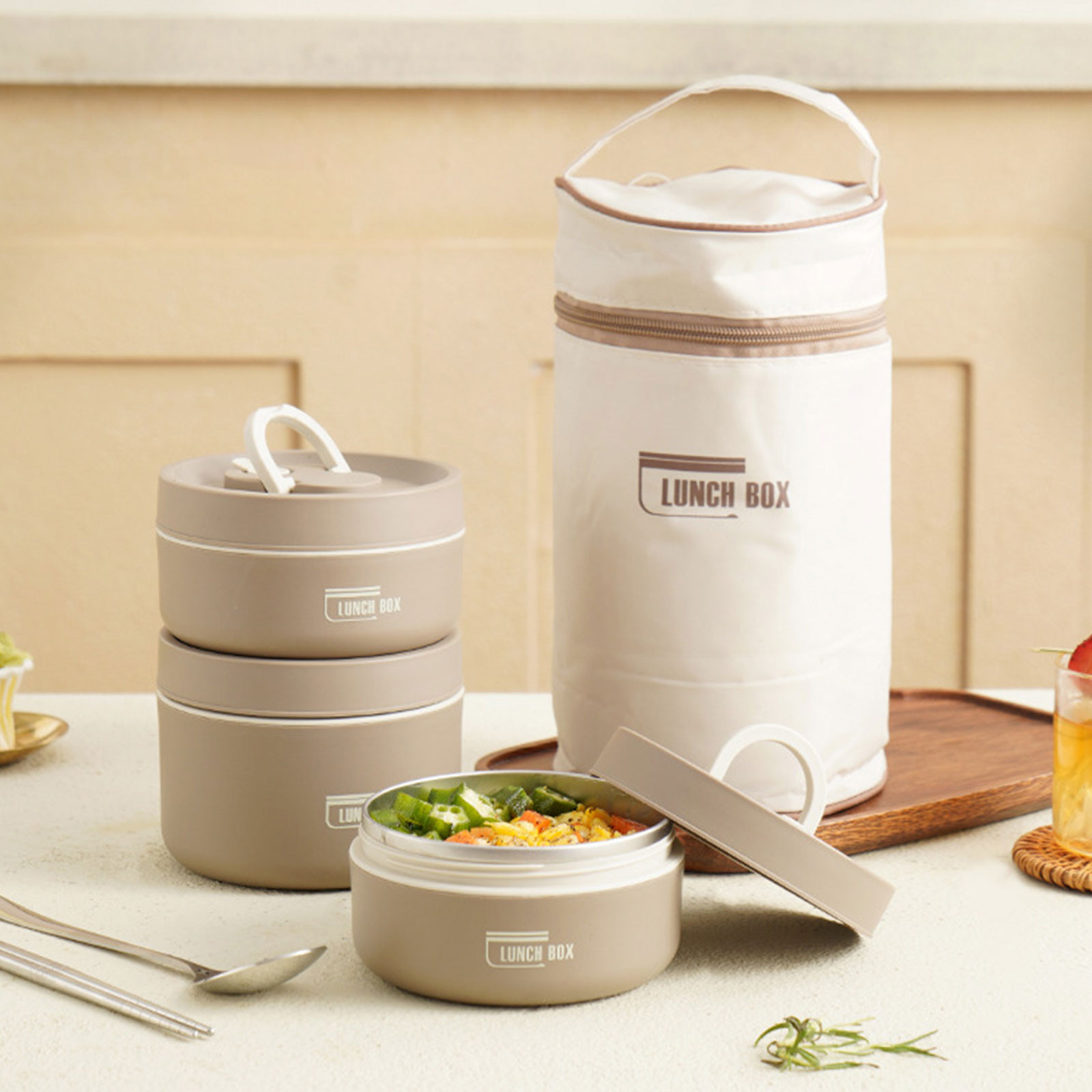 保温ランチボックス ステンレス製断熱弁当箱 携帯用ランチ容器 - Food Storage Metal Box のレビューと価格