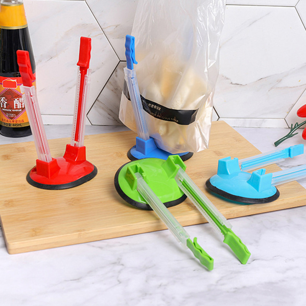 調整可能な非スリップフードストレージバッグホルダーフレッシュ - Food Storage Reusable Bags のレビューと価格