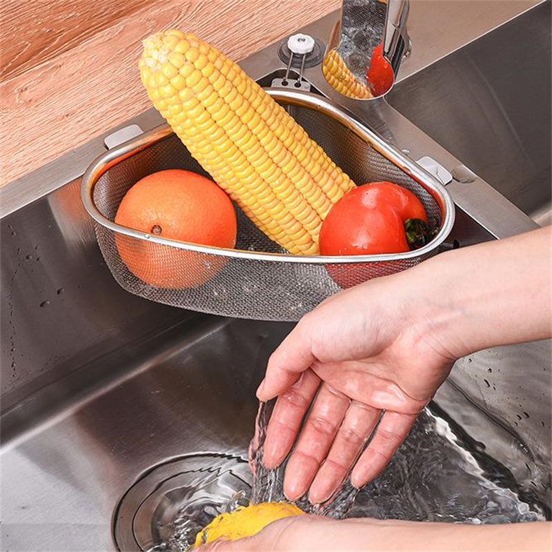 ステンレス鋼のキッチンシンクの棚,キッチンの食器棚,野菜,皮 - Food Storage Shelving のレビューと価格